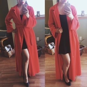 ❤️ Vintage bright red full length housecoat ❤️